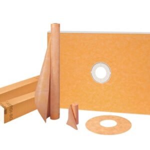 38X60 Schluter® Shower kit - center outlet position