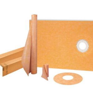 38X60 Schluter® Shower kit - off-center outlet position