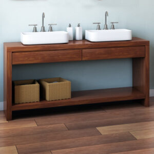 August I Vanity + Ceramic Basin